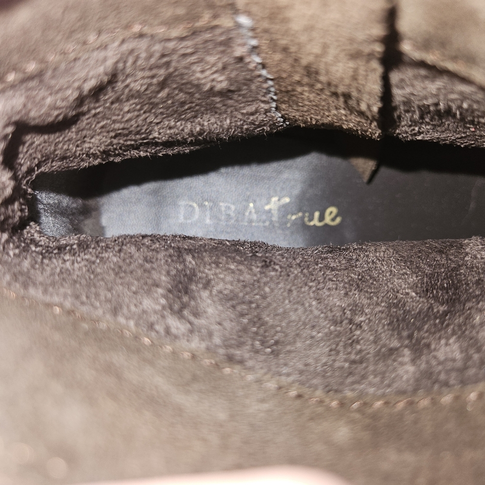 Diba True Womans Cool Wind Ankle Boots Leather Size 7.5m Charcoal Distressed - Picture 5 of 7